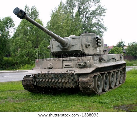 old deutsch army tank