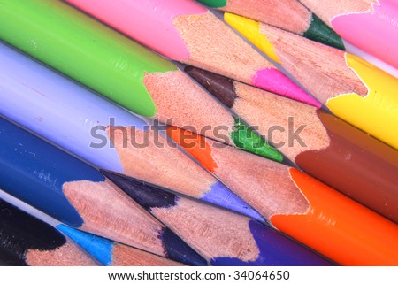 color crayons