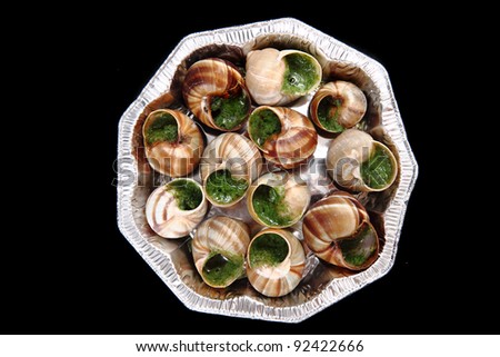 snails as gourmet food