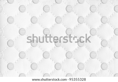 two Heart  in circle leather background