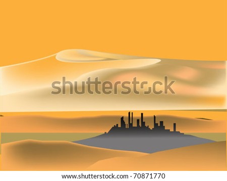 desert landscape dunes