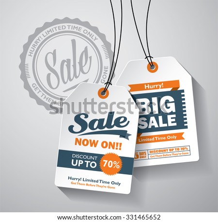 Sale Tag design elements