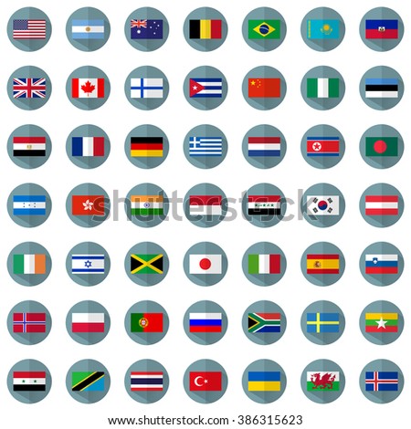 World Flags Stock Photo 386315623 : Shutterstock