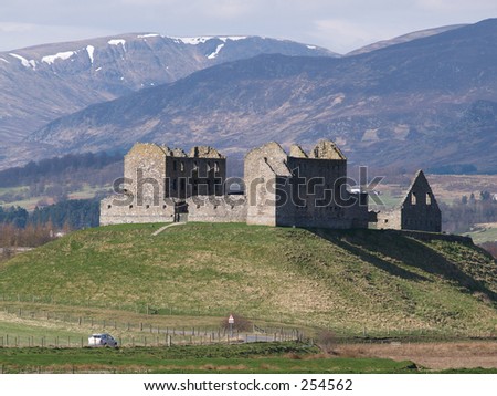 Ruthven Castle In The Scottish Highlands Stock Photo 254562 : Shutterstock