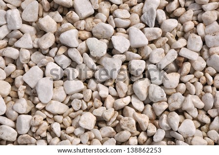 the abstract white rocks on the ground