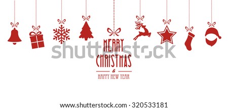 Similar – Santa Claus sock with Christmas balls on wooden floor