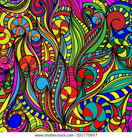 abstract multicolor pattern