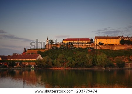 Petrovaradin fortress in Novi Sad, Serbia where Exit music festival takes place