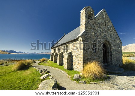 Church of the Good Shepherd, Lake Tekapo, South Island,New Zealand