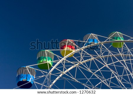 Colorful wheel at Luna Park, Sydney - Australia