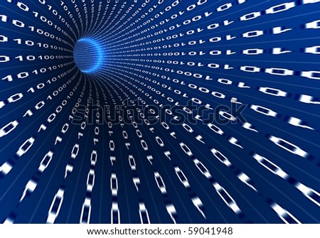 Digital Wormhole Stock Photo 59041948 : Shutterstock