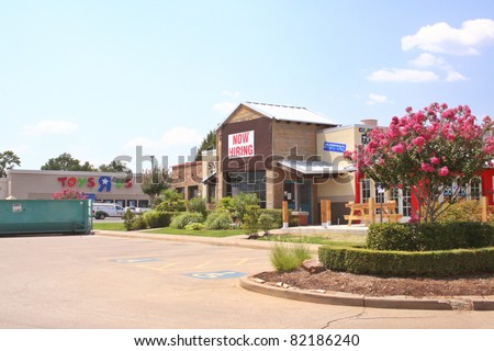 TYLER TX - AUGUST 3: Toys R Us was granted a temporary injunction that prohibits The Double D Ranch Grill and Bar from putting up signs and allowing \