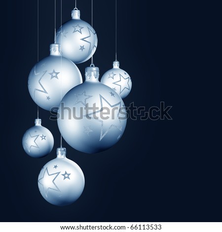 Silver Shiny Christmas Decoration. Stock Photo 66113533 : Shutterstock