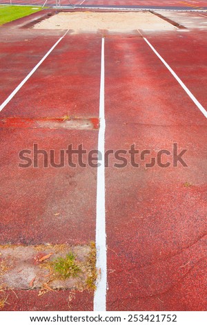 Track & Field Long Jump Sand Pit