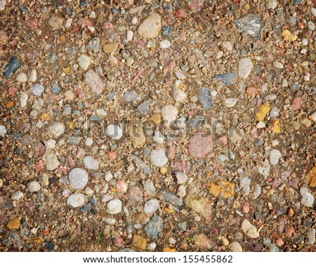 background of soil and stones