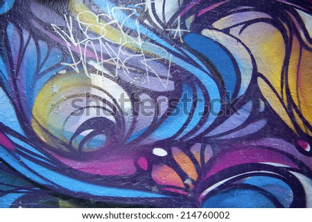 MELBOURNE, AUSTRALIA - AUGUST 28TH, 2014: Street art by unidentified artist. Melbourne local councils recognise the importance of street art in creating a vibrant city.
