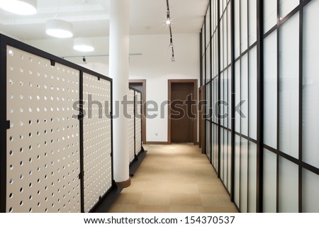 Office space hallway