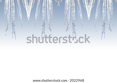 a pretty icicle frame