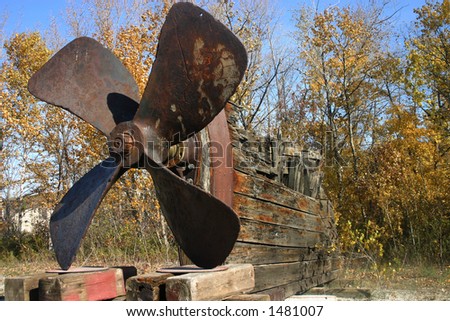Old Boat and propeller