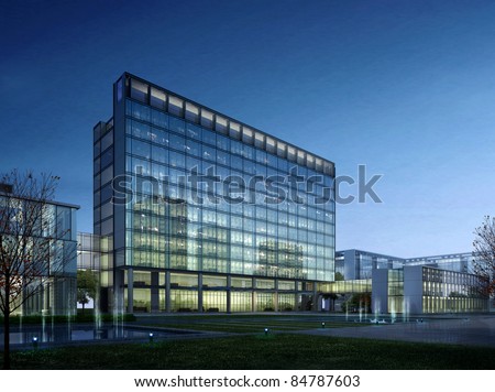 Similar – Image, Stock Photo Tower made of glass, internal stairs, many people on the steps, light blue sky, building complex connects to the tower, steel construction