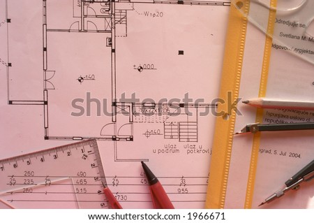 construction  real estate contract and       City Plans With Various Drafting Tools