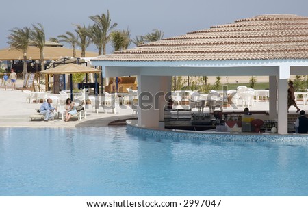 Resort pool bar