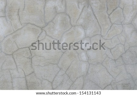 abstract of cement cracked texture on old white masonry wall. Useful as background and fantasy skin makeup as grunge background
