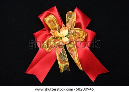 ribbon bow for gift box