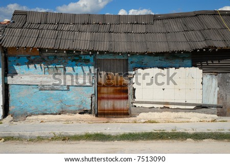 Low income mexican house in the Yucatan Peninsula