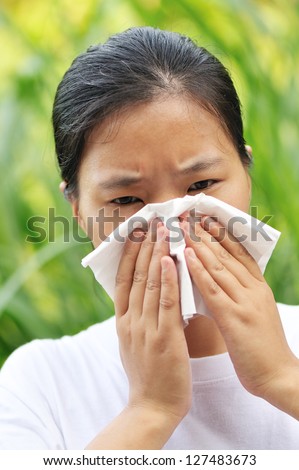 cough woman sneeze