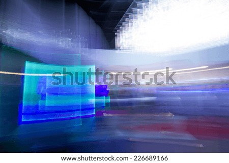 backgrounds concept - blue futuristic desktop background