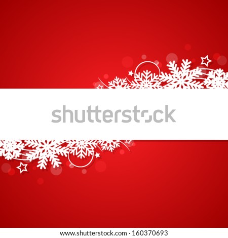 Red Christmas Background Stock Vector Illustration 160370693 : Shutterstock