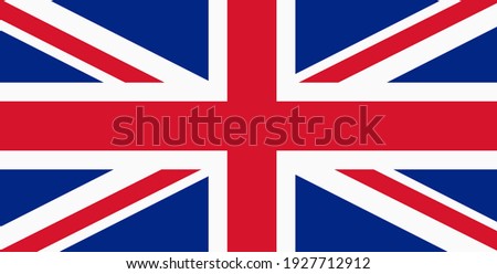 British flag, United Kingdom Flag Vector	