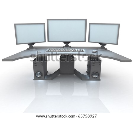 3d Computer Center Stock Photo 65758927 : Shutterstock