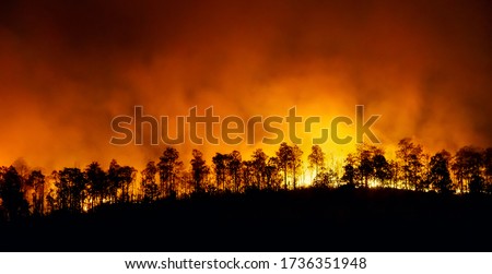 Similar – Image, Stock Photo Land destruction for air pollution in NRW