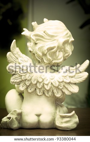 sculpture angel, back side.\
See my portfolio for more