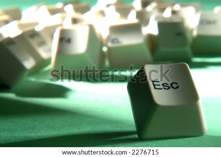 esc key escaping from crowd of keyboard keys