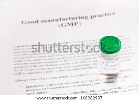 GMP - good manufacturing practice used for production and testing quality product