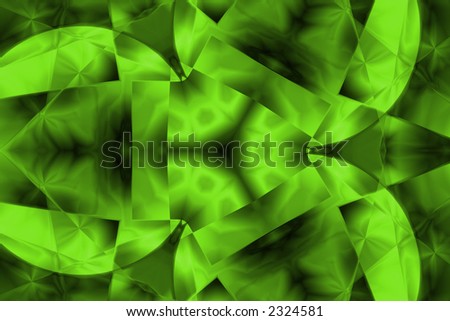 abstract green background from geometrical figures