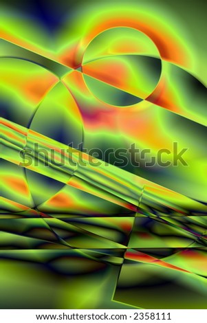 abstract fluorescence background from geometrical figures