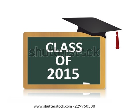 Class of 2015 - graduation chalkboard