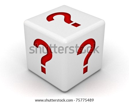 Question Box Stock Photo 75775489 : Shutterstock