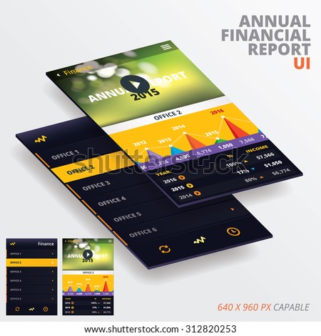 Annual Financial Report App For Iphon, Ipade, Ipode 