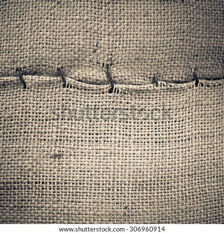 Grunge hessian or sack cloth texture