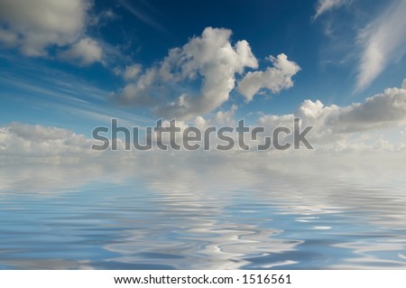 Water and sky background
