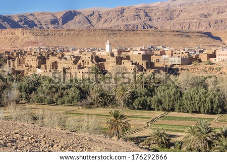 Landscape in Morocco, North Africa