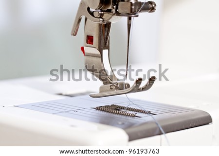 Sewing machine, detail