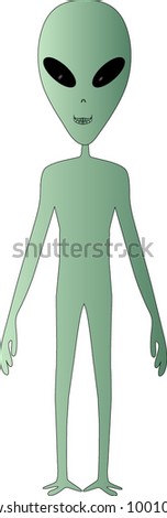 Roswell Alien Stock Vector Illustration 10010950 : Shutterstock