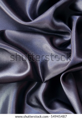 Smooth elegant metallic black silk can use as background