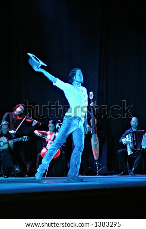 famous flamenco dancer J. Cortes at Foro Italico in Rome, Italy